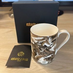 Roberto Cavalli tropical jungle mug